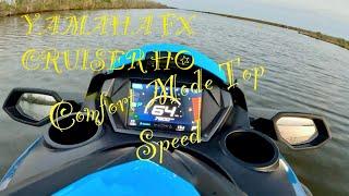 2024 Yamaha FX Cruiser HO 1900 Comfort Mode Top Speed Run #yamaha #waverunner #aquatherapy #speed