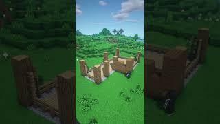 Casa De Madeira | Tutorial Minecraft #shorts