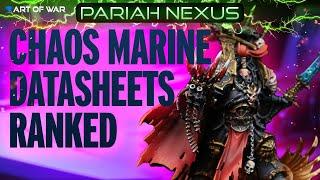 Ranking Every Chaos Space Marine Datasheet for Pariah Nexus!