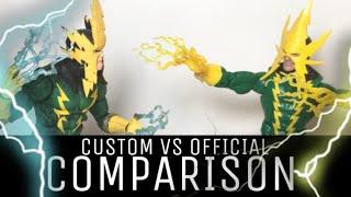 Marvel Legends Electro Custom Figure vs Official| Comparison