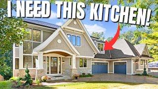 INSIDE $3.4M+ Custom Craftsman Style Home w/ EXQUISITE Gourmet Kitchen (I NEED THIS KITHEN!!)