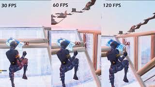 30 FPS vs 60 FPS vs 120 FPS