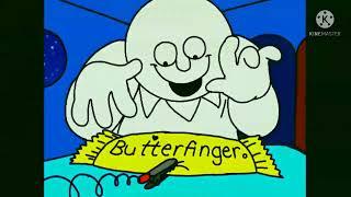 First animated butterfinger advertisement