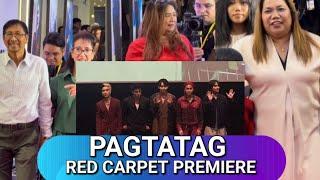 SB19 FAMILY AND FRIENDS AT THE PAGTATAG RED CARPET PREMIERE