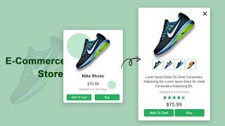 How To Make E-Commerce Store Using | HTML CSS & JS