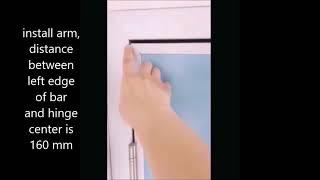 Olide Automatic swing door opener SW100 install video with Captions