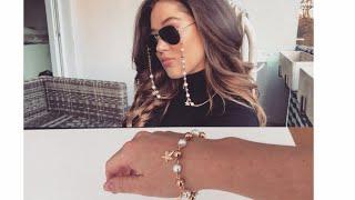 DIY Sunglass Chain from Braceletes I Sonnenbrillen Kette aus Armbändern I Marina Si