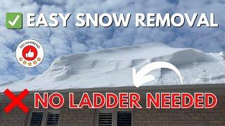 BEST Roof Rake For Snow Removal! ️ SNOWPEELER Review