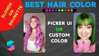 SPARK AR BEAUTY | Best Hair Color with HAIR SEGMENTATION | Pink Hair