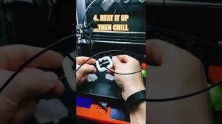Welding 3D Printer Filament! #shorts