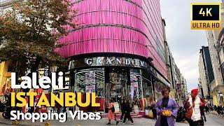 Exploring Istanbul, Turkey Laleli Shopping Fashion Street 4K | Cheap Wholesale Markets at Aksaray