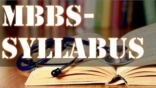 SYLLABUS OF MBBS