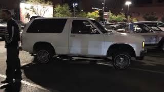 Hopping Chevy blazer #throwback-vide   #Blazer￼ #Chevy￼ #ChevyLife￼ #LowRider￼ #Hopping ￼#Downtown