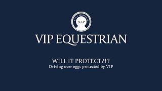 VIP Saddle Pad - impact protection test-eggs vs car!!!!