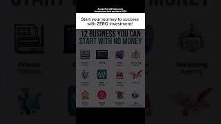 12 Business To Start Without No Money #shortsfeed #millionairemindsetunlimited