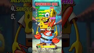 SpongeBob Quiz ️ #spongebob #Quiz