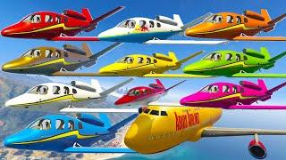 GTA V: Cirrus SF-50 Vision Airplanes Best Extreme Longer Crash and Fail Compilation