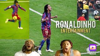 Ki & Jdot First Time Ever Reacting to Ronaldinho - Football's Greatest Entertainment!