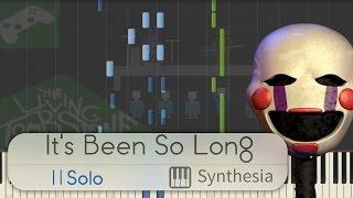 It's Been So Long - |SOLO PIANO TUTORIAL w/LYRICS| - The Living Tombstone -- Synthesia HD