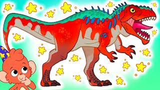 Club Baboo | Dinosaurs for kids! | Learn about the Giganotosaurus and more dinos with Baboo!