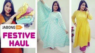 Jabong Festive Haul | Sangria Kurta, Kurti, Pallazzo Sets, Anarkali For Diwali | Prettify By Surbhi