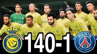 FIFA 25- MESSI RONALDO NEYMAR & MBAPPE | ALL STARS |  AL NASSR 140-1 MANCHESTER CITY| UCL LIVE