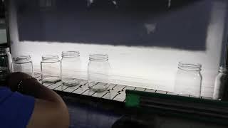 Quality inspection of glass jars