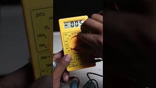 How to Check Volt And Amp Using Multimeter