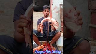 "Deshi Mama Shows How Pangas Fish is Really Cut!" #asmr #seafood #streetfood #satisfying #fillet