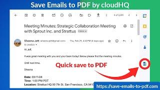 Benefits of Saving Email Messages to PDF