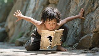 Kung Fu Movie! A useless boy finds a martial arts manual, masters a unique skill, changes his life!