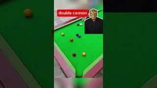 Double Cannon to pot the black #pooltips#pooltable #poolgame #