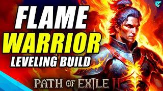 SCORCHING Flame Warrior Leveling Build in Path of Exile 2