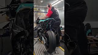 Peter Hickman BMW M1000RR superbike dyno run isle of man TT  VERY LOUD