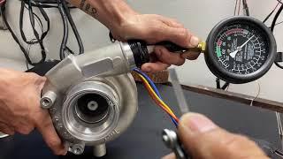 Electric turbo test @12V.=2 PSI.