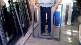 Como Hacer lasHojas de Ventana Corrediza de 3" de aluminio