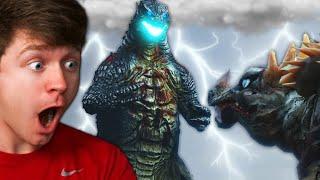 Reacting to GODZILLA vs ANGUIRUS the BATTLE!