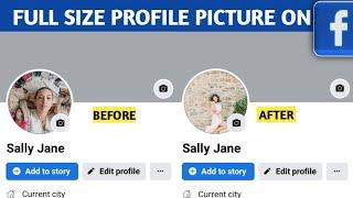 How to upload Full Size Profile Photo on Facebook | Full Size Profile Picture || Facebook hack 2023