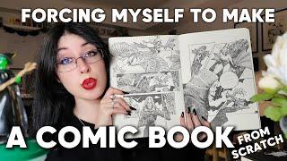 MAKING A COMIC BOOK from scratch - ART UPDATE / studio chat