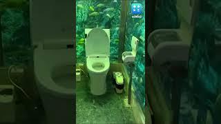 The Incredible Toilet In #Japan With An Aquarium | #viral #shorts