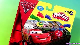 Cars 2 Play Doh Race Mats World Grand Prix Lightning McQueen Raoul ÇaRoule Pixar Disneyplaydoh