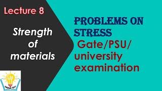 Strength of materials/ Gate/PSUs/IES