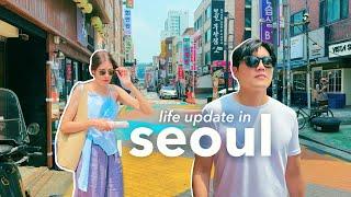 seoul life update  visa status 🪪 10th wedding anniversary, shopping in seongsu | korea vlog