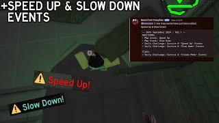 Roblox - Flood Escape 2 UPDATE with Speed Up & Slow Down Events?!