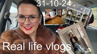 Real life vlogs village charity shop 31 October 2024 #charityshopping #anxiety