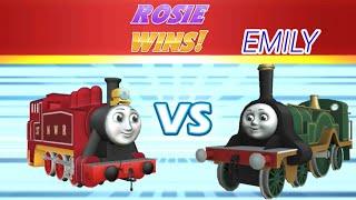 Go go Thomas! All engine collection! Rosie Vs Emily! part 90.