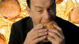 eating Hamburger eating scene in movie The Terminal (2004)