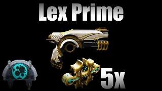 Warframe." Lex Prime Test high lvl 90+