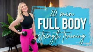 20 min. Full Body Strength Training