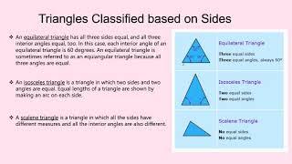 Distinguishing Different Types of Triangles ‐ Breakthrough Teaching Sample